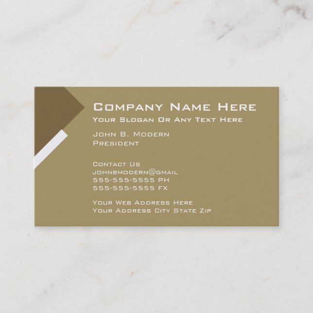 Modern Technology Business Cards (Front)