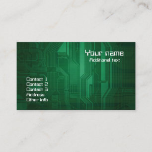 Modern technology theme business card