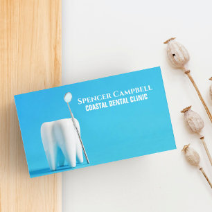 Modern Teeth Dentist Assistant Clinic Dental  Business Card