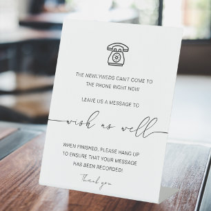 Modern Telephone Guestbook Audio Guestbook Sign