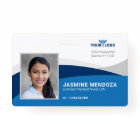 Modern Template Employee Photo Logo Name Nurse ID