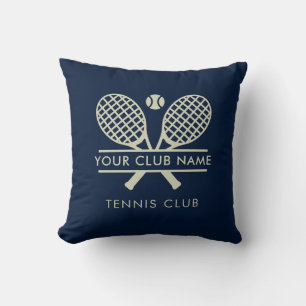 Modern Tennis Club Name Team Country Swag Cushion