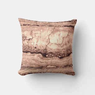 Modern terra cotta sepia burnt orange granite  cushion