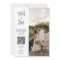 Modern Terracotta Boho Wedding Photo QR Code RSVP 