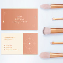 Modern Terracotta Gradient Makeup Artist