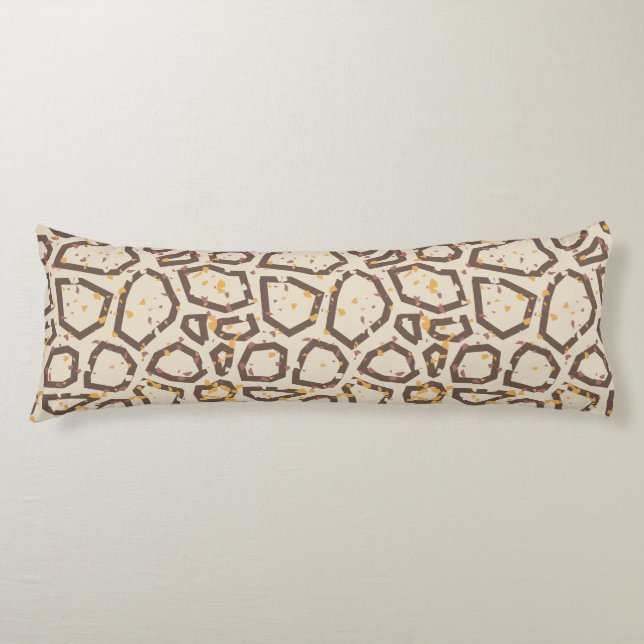 Modern Terrazzo Pattern Body Cushion (Front)