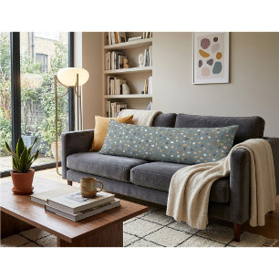 Modern Terrazzo Pattern Soft Neutral Body Cushion