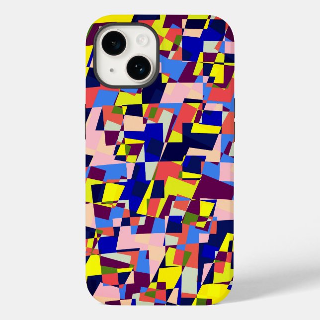Modern Terrazzo Style Pattern Case-Mate iPhone Case (Back)