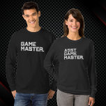 Modern Text Asst Game Master Women's Long Sleeve T-Shirt<br><div class="desc">Inspired by the different games that families play to bond together, this design symbolises the important role that each family member has. The Assistant Game Master, represents a family member who is always there to support. This design was created using a modern text in recognition of the different family structure....</div>