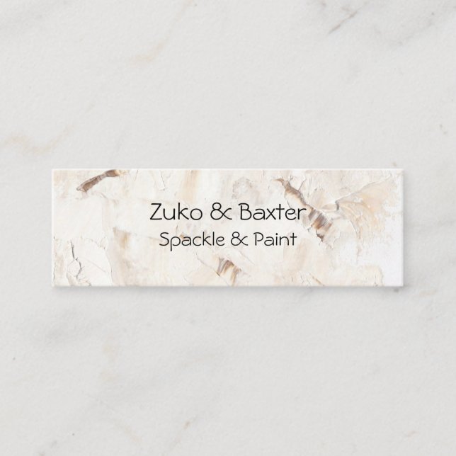 Modern Textured Background Contractor Calling Card (Front)
