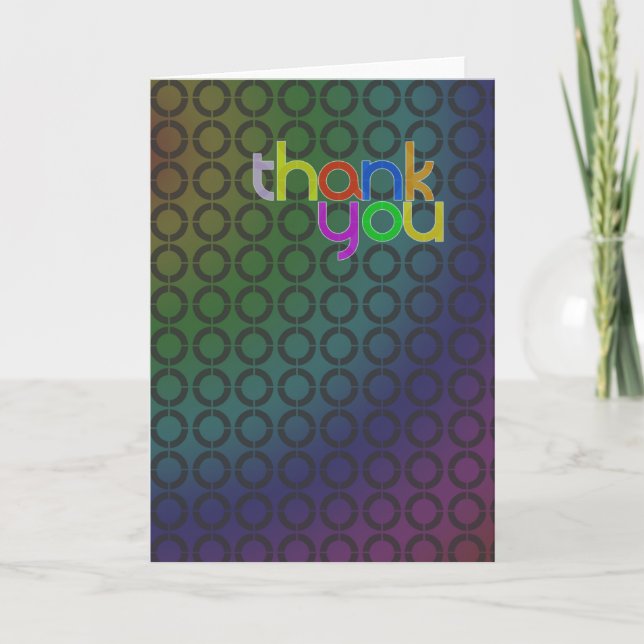 Modern Thank You card (Front)