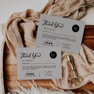 Modern Thank You Card Template