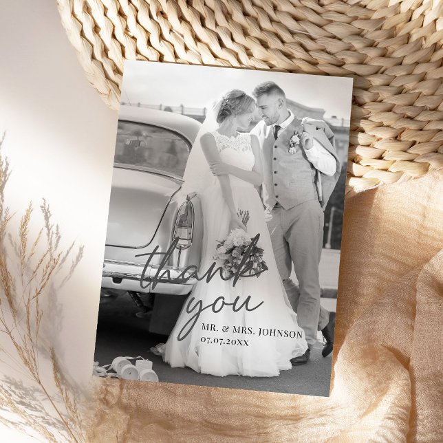 Modern Thank You Card with Picture (Creator Uploaded)