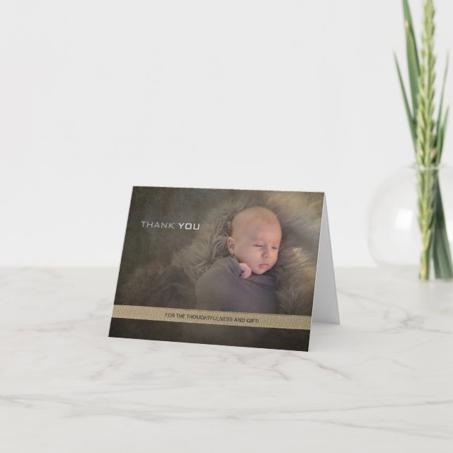 Modern Thank You New Baby (Front)