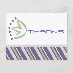 Modern Thank You Notes Postcard