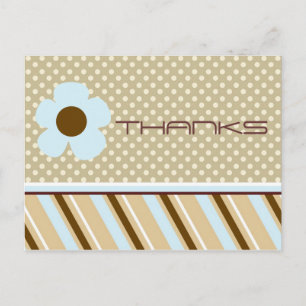 Modern Thank You Notes Postcard