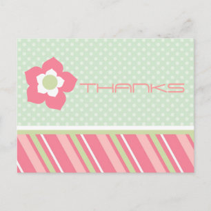 Modern Thank You Notes Postcard
