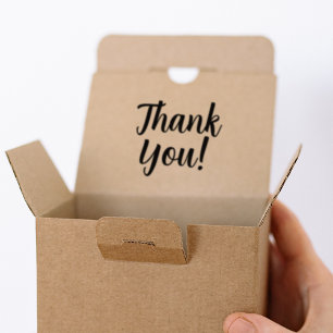 Modern Thank You, Packaging Business  Rubber Stamp