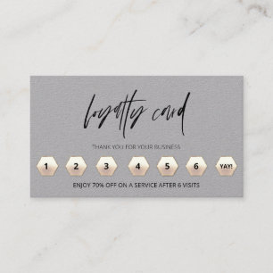 *~* Modern Thank You QR LOGO Rewards Loyalty Card