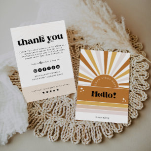 Modern Thanks For Your Purchase Card