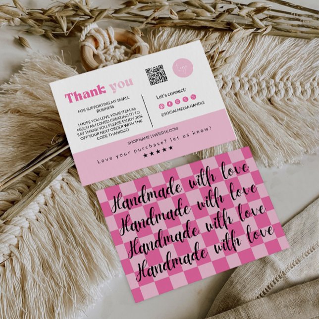 Modern Thanks For Your Purchase Card (Creator Uploaded)