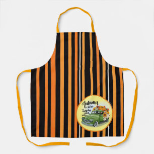 Modern Thanksgiving Beautiful Autumn Collection Apron