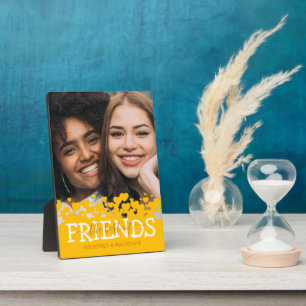 Modern The Best of Friends Photo Plaque