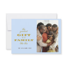 Modern The Greatest Gift Family Christmas Greeting