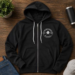 Modern The Grill Master Established Year Name Hoodie