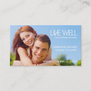Modern Therapist Business Cards