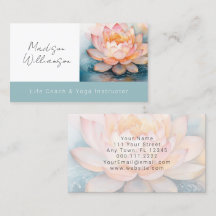 Modern Therapist Spa Yoga Zen Pink Lotus Flower