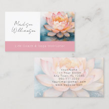 Modern Therapist Spa Yoga Zen Pink Lotus Flower