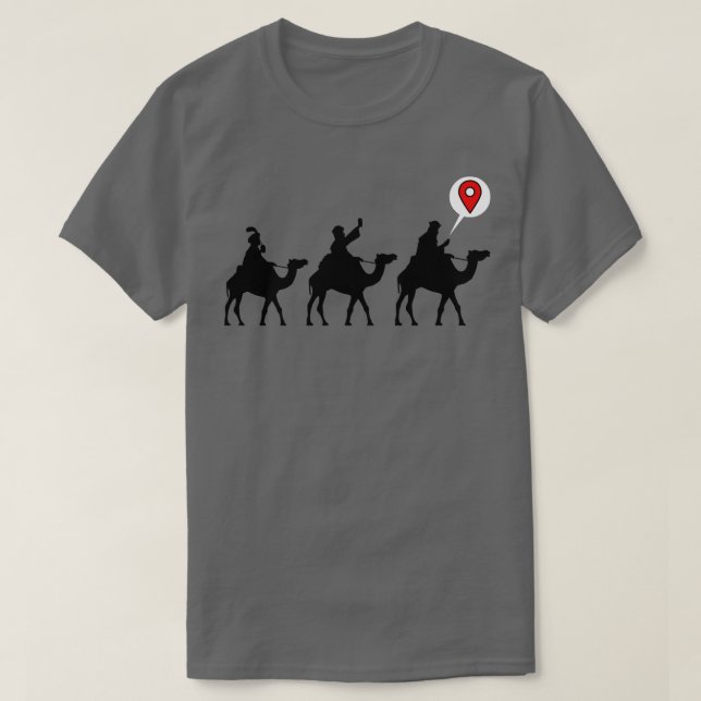 Modern Three Kings Funny Gift For Christmas TShirt (Design Front)
