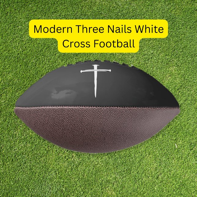 Modern Three Nails White Cross American Football (Modern Three Nails White Cross Football
)