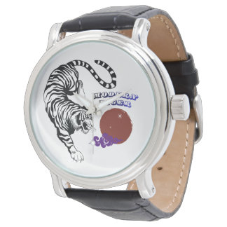 Modern Tiger Graphic Art Watch