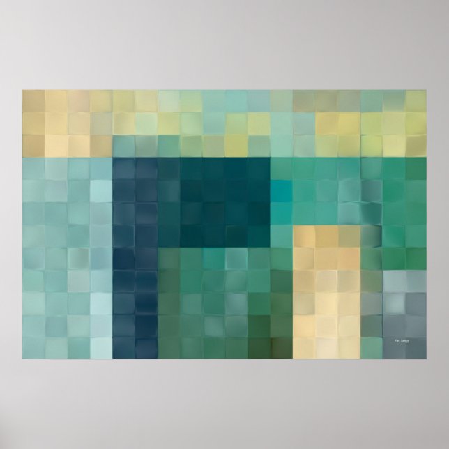 Modern Tile Art #6, 2009 Poster (Front)