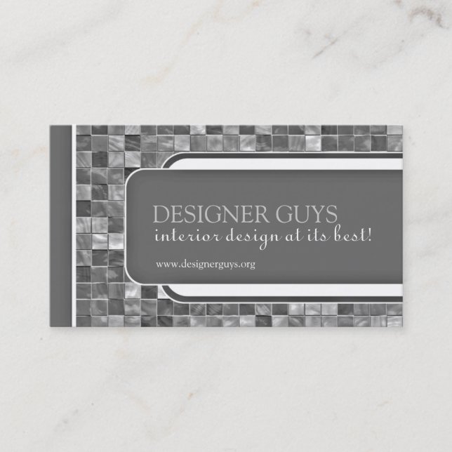 Modern Tiles Business Card (Front)