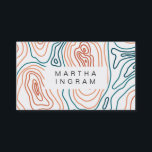Modern Topography Map Abstract Design Business Card<br><div class="desc">Modern Topography Map Abstract Design is great to show off your business info. Perfect for any outdoor profession as well as abstract to show of your style.</div>