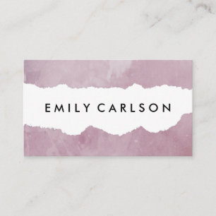 Modern Torn Grunge Business Card