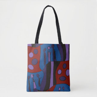Modern tote bag boho tote bag stylish tote groovy