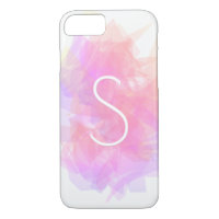 Modern Transparent Layers/Magenta Peach & Pink