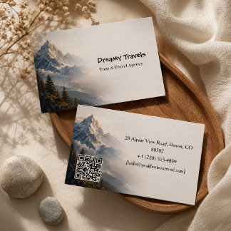 Modern Travel Agency Company Business Card