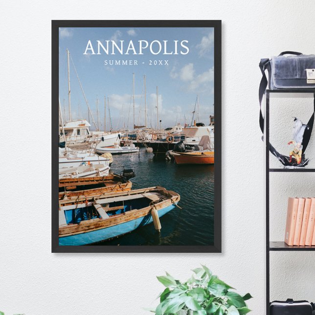 Modern Travel Destination Photo Keepsake Poster (Creator Uploaded)