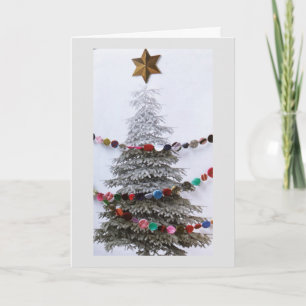 ***MODERN TREE FOR CHRISTMAS WISHES*** CARD