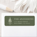 Modern Tree Forest Rustic Wedding Return Address<br><div class="desc">Modern Tree Forest Rustic Wedding Return Address label Whether you're tying the knot in your hometown or saying "I do" against the backdrop of a mystic forest, our wedding collection seamlessly blend elegance and minimalism to set the tone for your special day. Customisation options are available to ensure that your...</div>