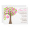 Modern Tree of Life Pink Green Bat Mitzvah