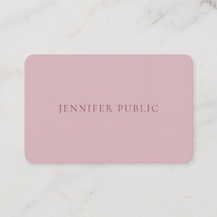 Modern Trend Colours Elegant Minimalist Template Business Card