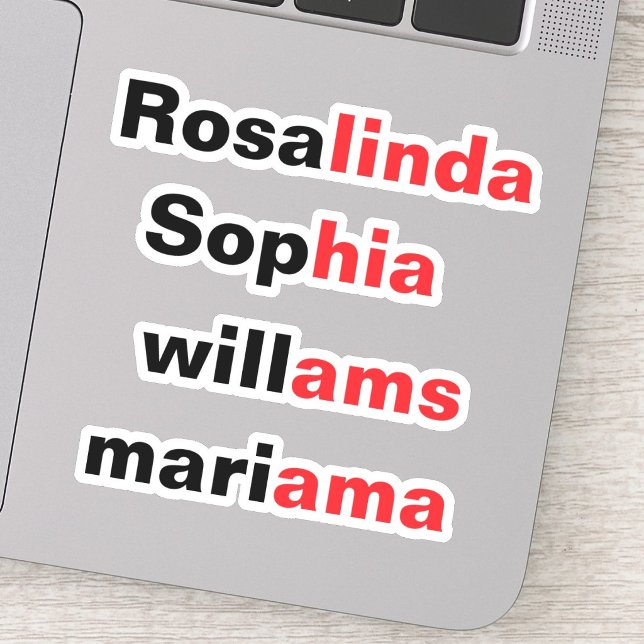 Modern Trend Transparent Waterproof Name Stickers (Motivational Stickers for students, Encouragement Stickers for kids)