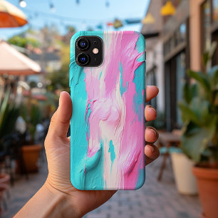 Modern Trendy 3D Oil Paint Pastel No. 1031 iPhone 13 Pro Max Case