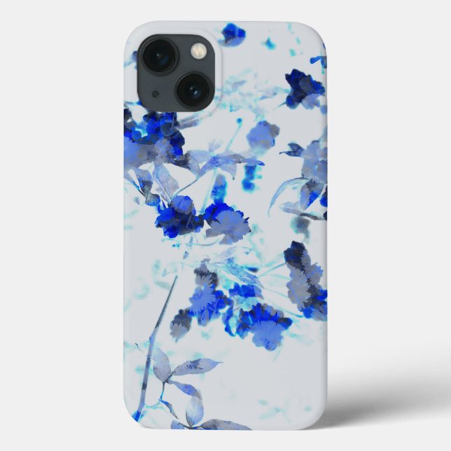 Modern, trendy art of floral / flower pattern Case-Mate iPhone case (Back)